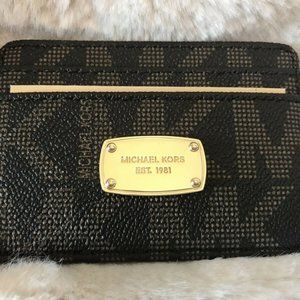 NWT MICHAEL MICHAEL KORS SIGNATURE PVC JET SET CAR